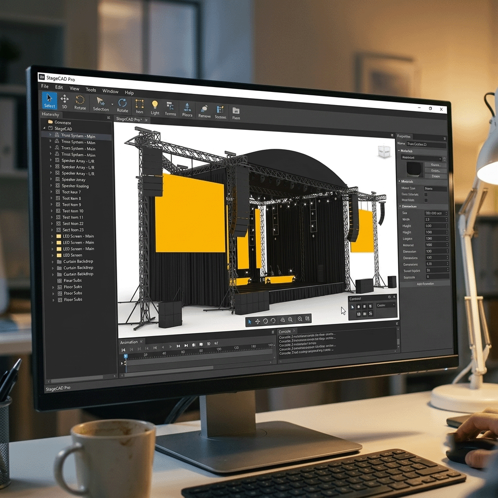 Modélisation d'une scène en 3D